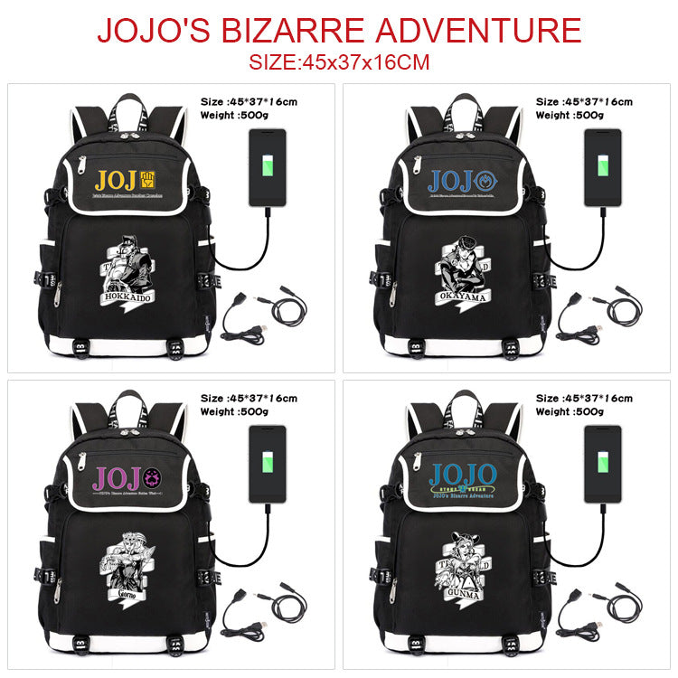 Versatile JOJO Graphic Printed Backpack