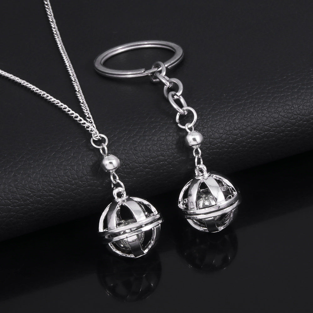 Anime Bell Keychain Pendant Necklace