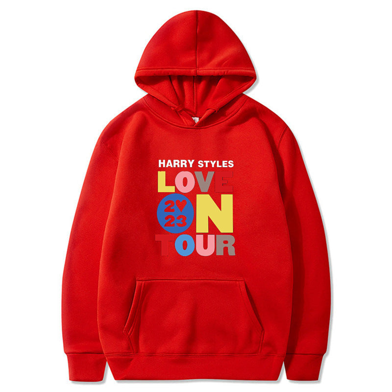 Unisex Love on Tour Casual Pullover Hoodie