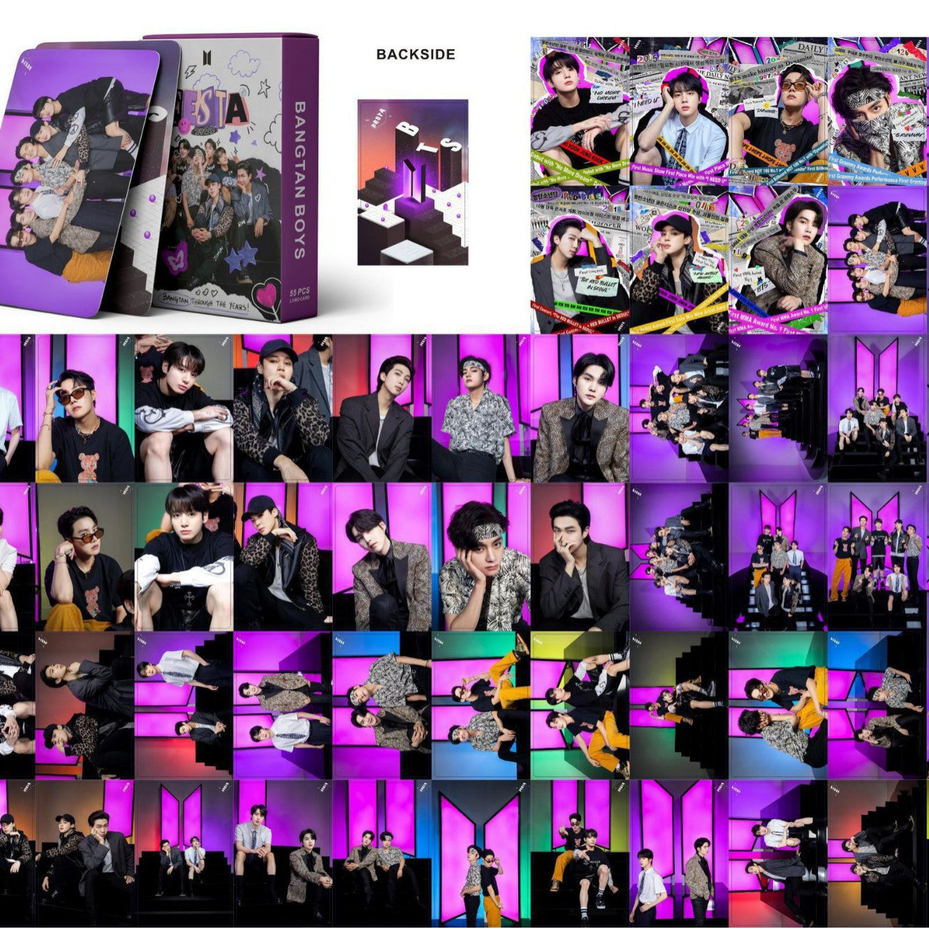 Kpop 55 Pcs LOMO Photocards