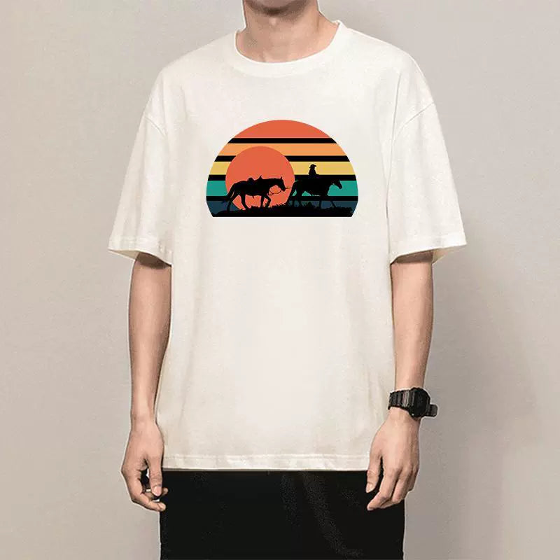 Trendy Game Graphic Print Short Sleeve T-shirt