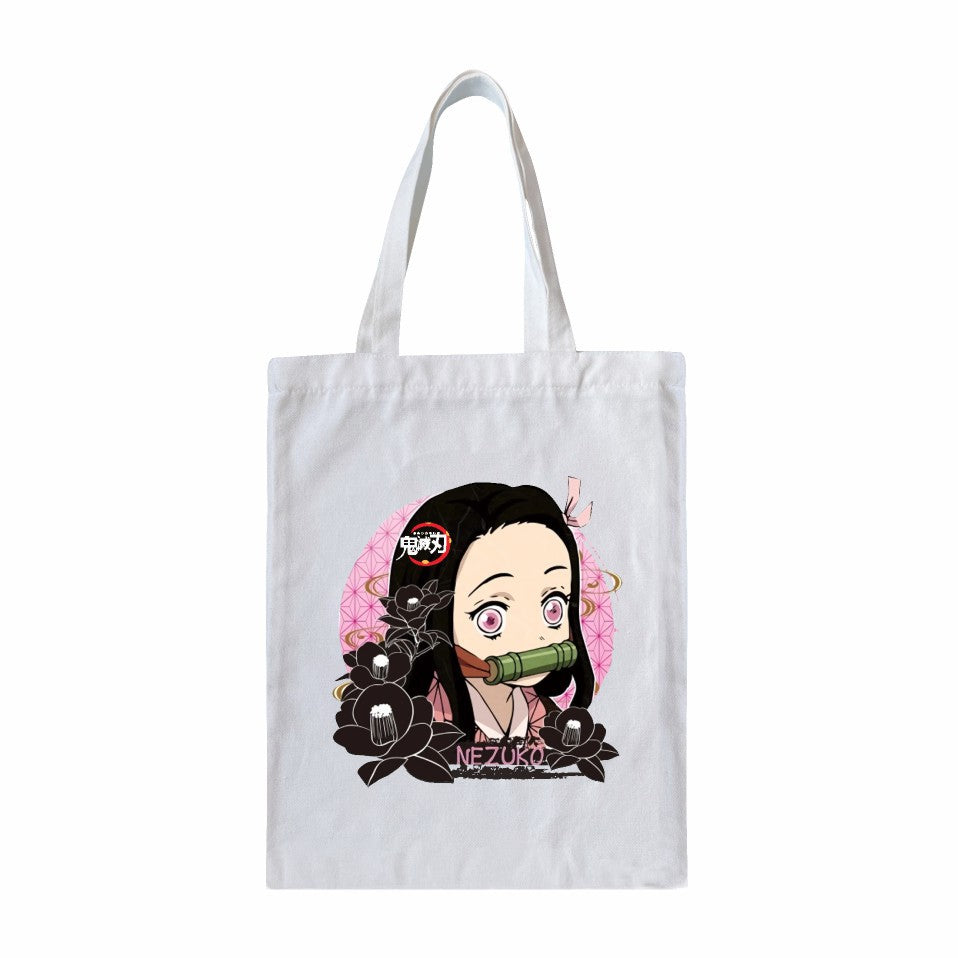 Leisure Anime Print Shoulder Tote Bag