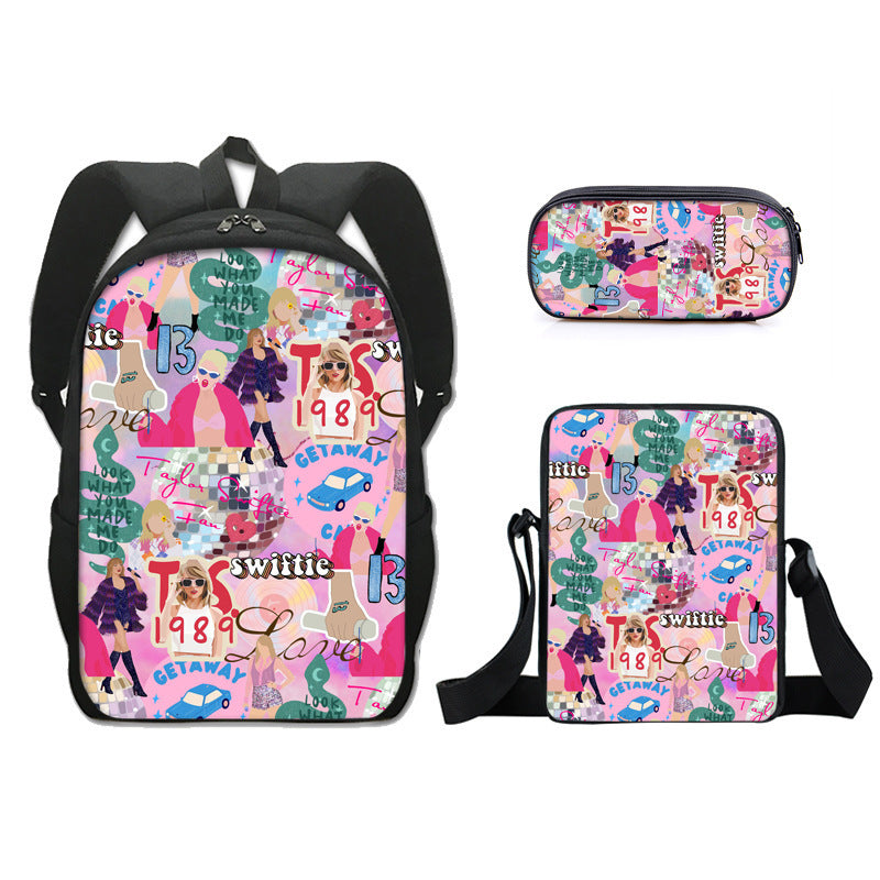 Children's Taylor School Backpack Pencil Bag Set