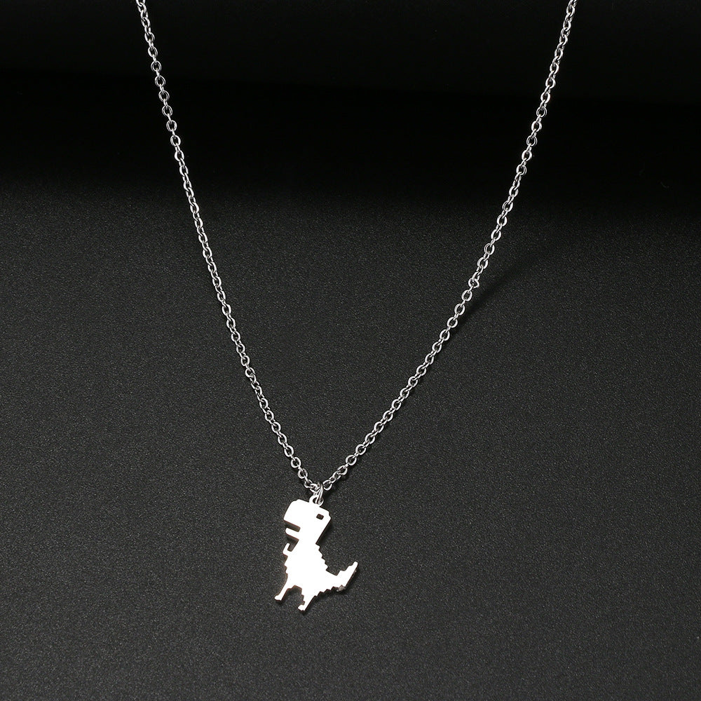 Cute Dinosaur Clavicle Necklace