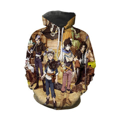 Unisex Anime 3D Print Pullover Hoodie