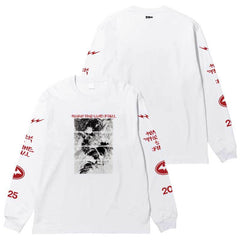 Kpop Graphic Print Cotton Long-sleeved T-shirt