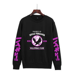 Casual Volleyball High School Crew Neck Sweatshirt