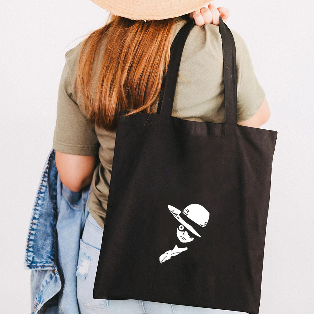 Casual Luffy Printed Canvas Shoulder Bag