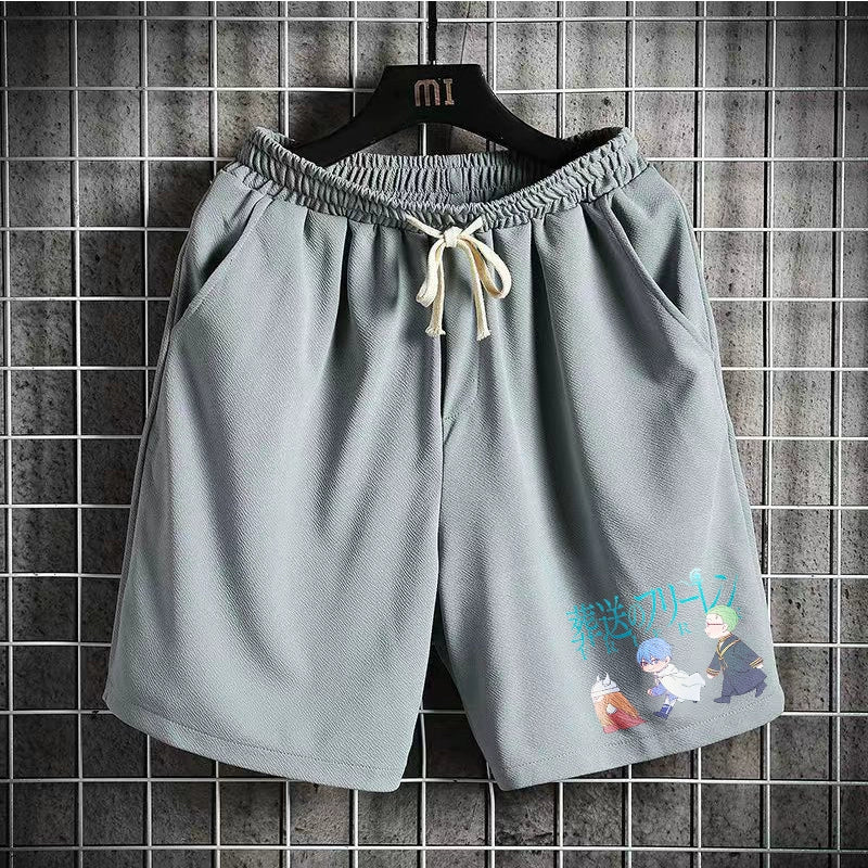 Men's Trendy Anime Loose Casual Shorts