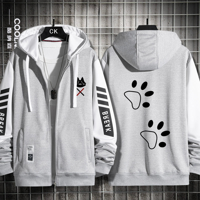 Trendy Vtuber Anime Zipper Cardigan Hoodie