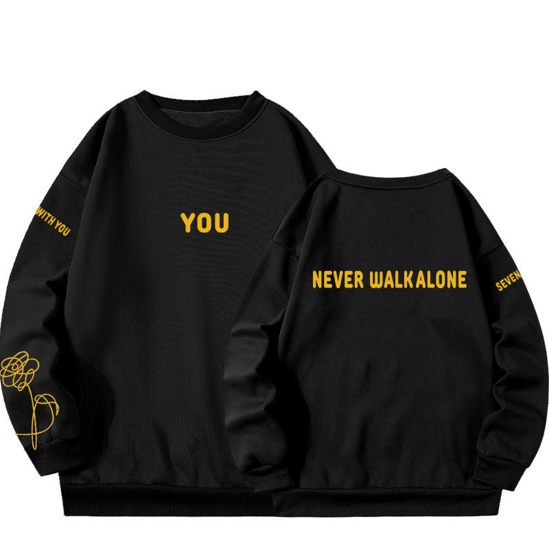 Unisex You Never Walk Alone Round Neck Sweatshirt