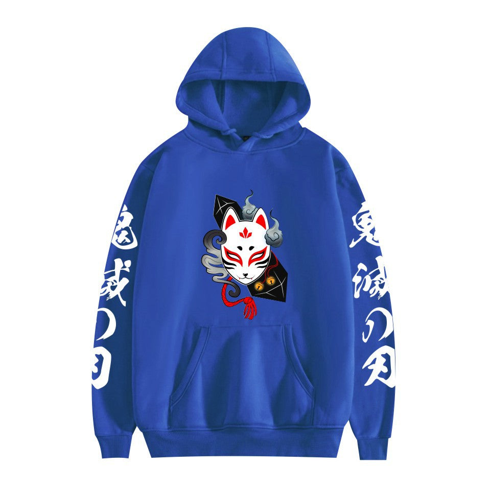 Unisex Anime Logo Casual Pullover Hoodie