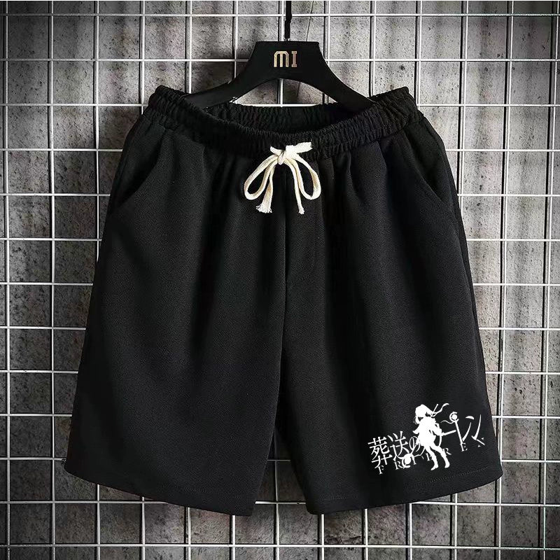 Men's Anime Loose Breathable Beach Shorts