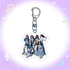 KATSEYE Acrylic Pendant Keychain