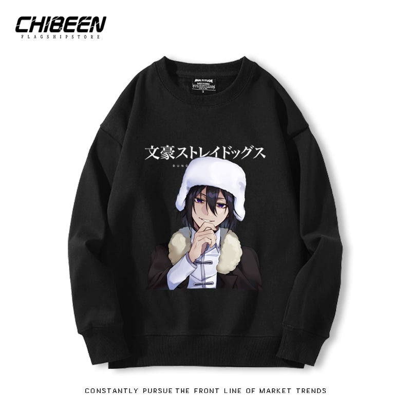 Unisex Anime Crew Neck Sweatshirt Top