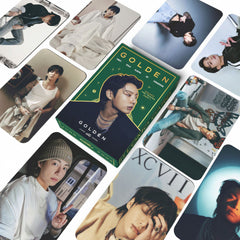 Golden Album Photocards First Solo Album Photo Cards Kpop Lomo Card Set
