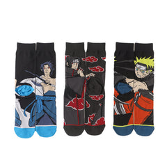 Trendy Anime Graphic Mid Length Socks