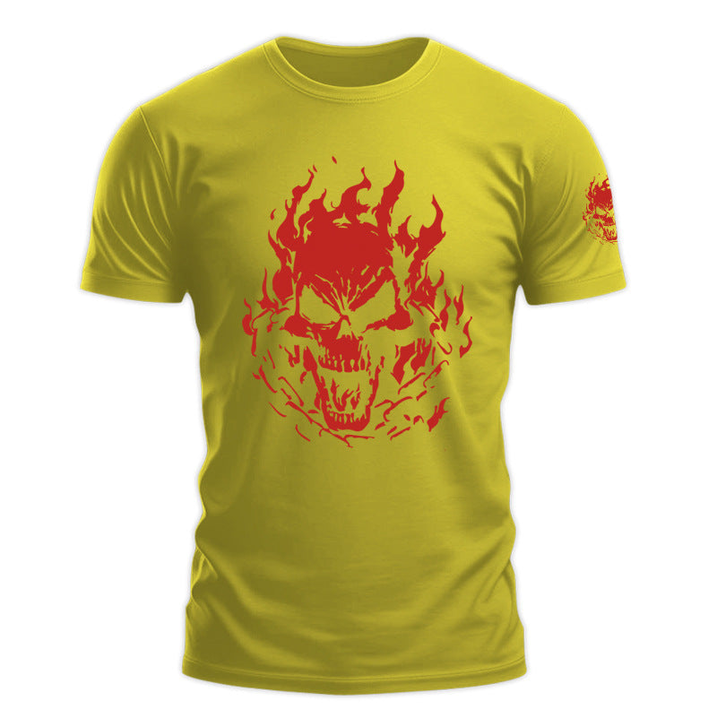 Cool Men's Ghost Rider Cotton T-shirt