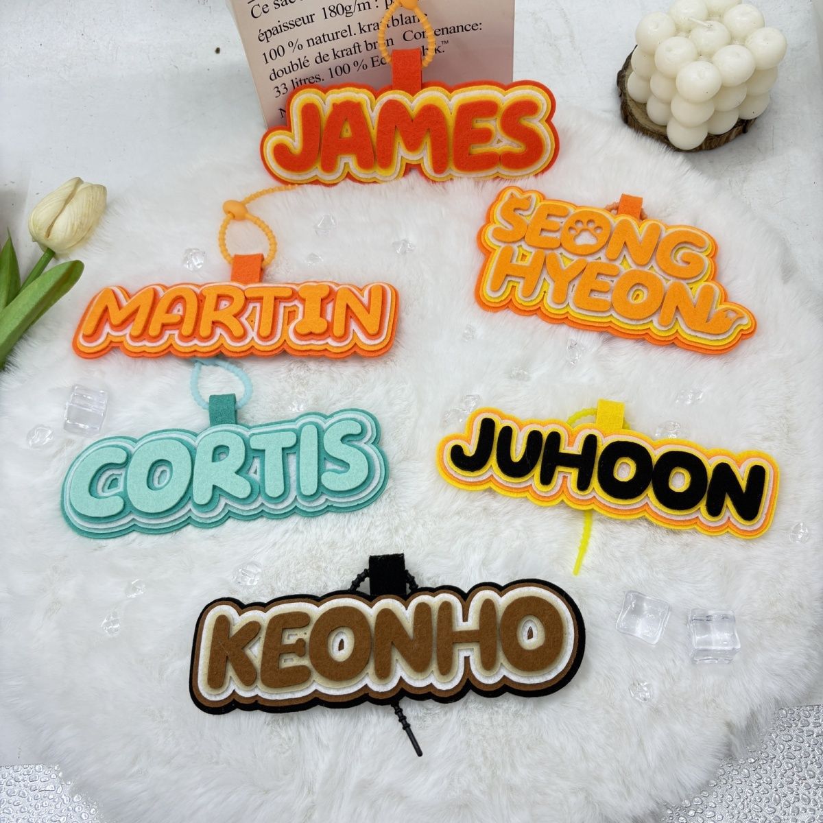 CORTIS Non-woven Backpack Pendant