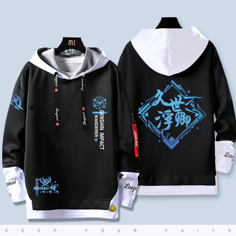Unisex Cool Game Scaramouche Casual Relaxed Hoodie