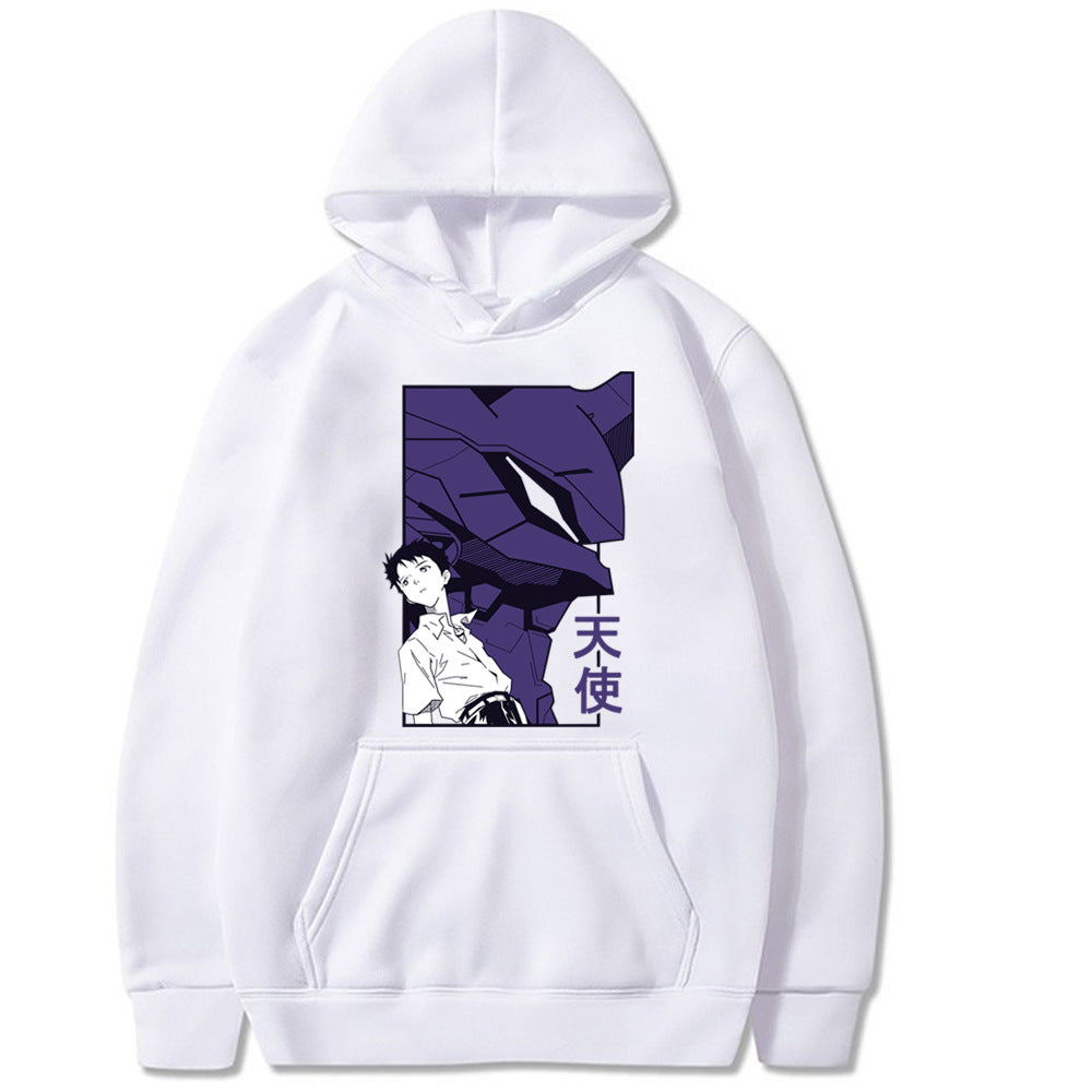 Men's EVA Rei Print Loose Hoodie