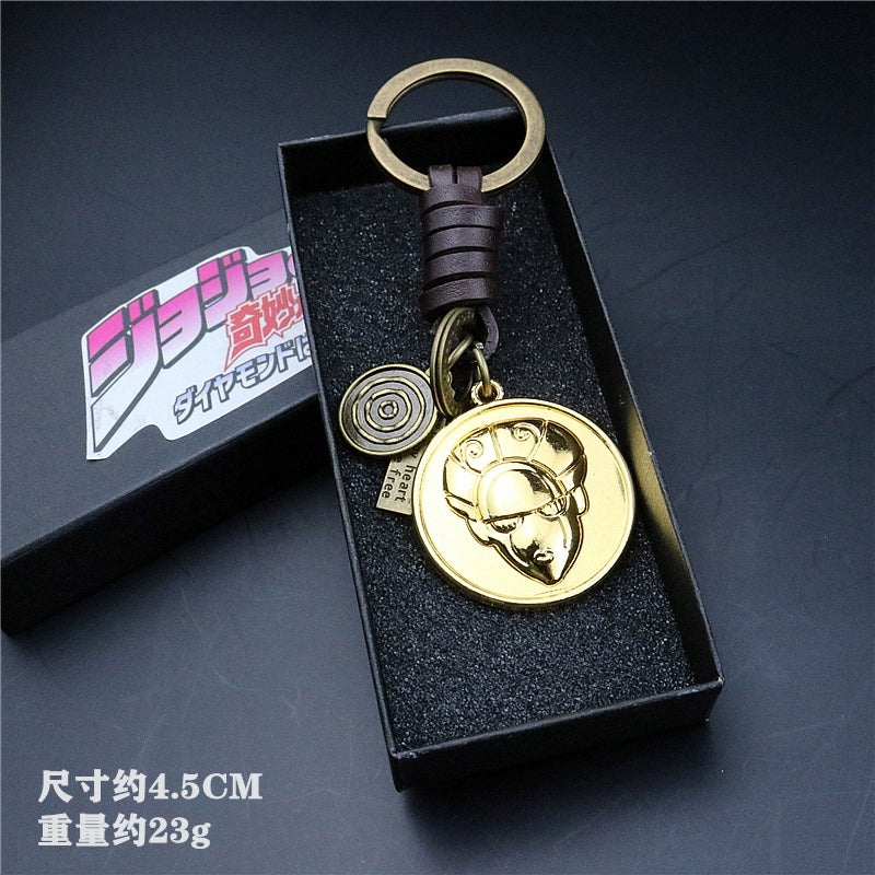 Anime Cowhide Rope Keychain Pendant