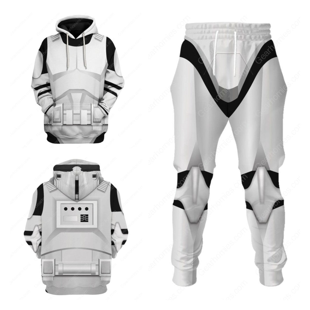 Unisex Trendy Mandalorian COS Hoodie and Pants Co-ords