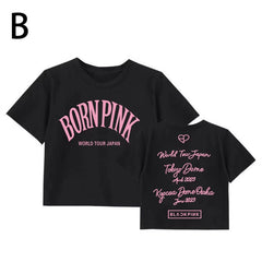 BORN PINK Short-sleeved Cotton T-shirt