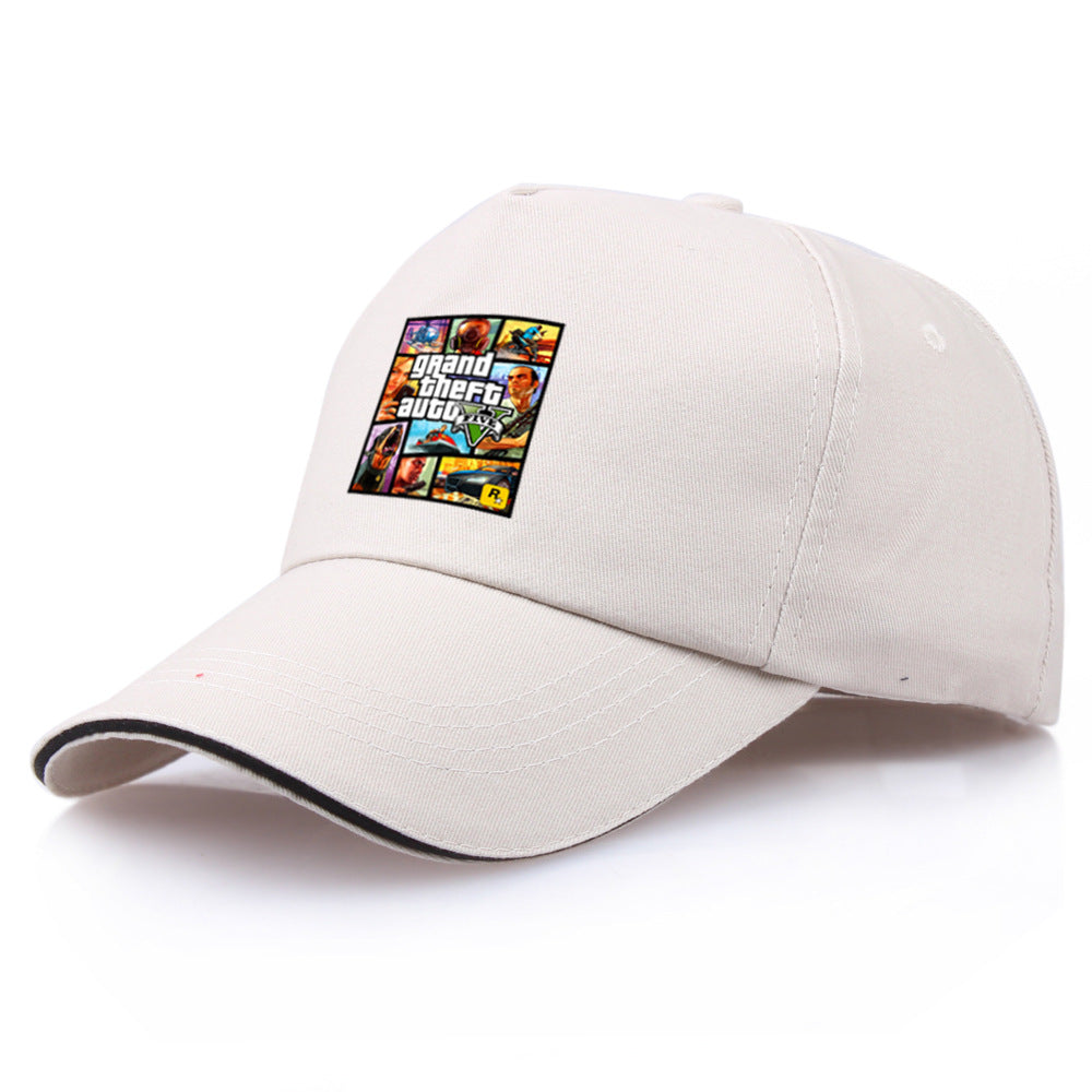 Casual Game Logo Printed Baseball Cap