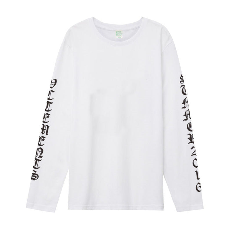 KPOP Style Round Neck Long-sleeved T-shirt