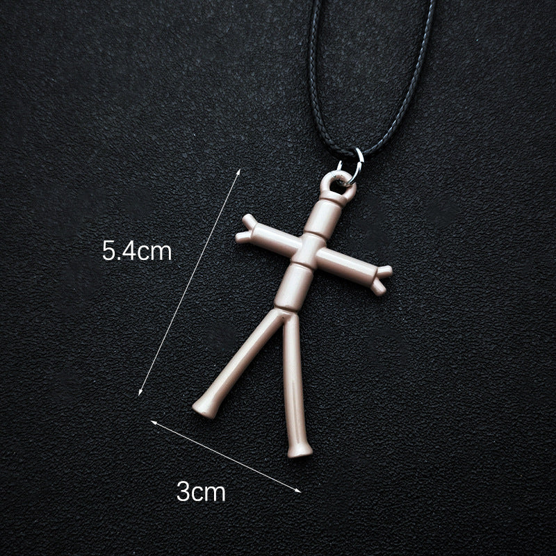 Cool Anime Weapon Keychain Necklace Pendant