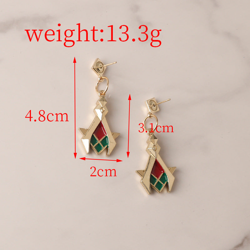 Retro Game Yae Miko Cos Earrings