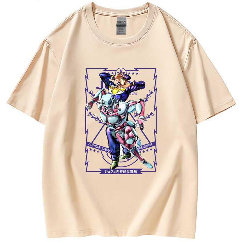 Unisex Jojo Graphic Print Loose T-shirt