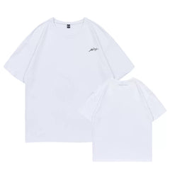 YEJI Lia RYUJIN Motto Round Neck Cotton T-shirt