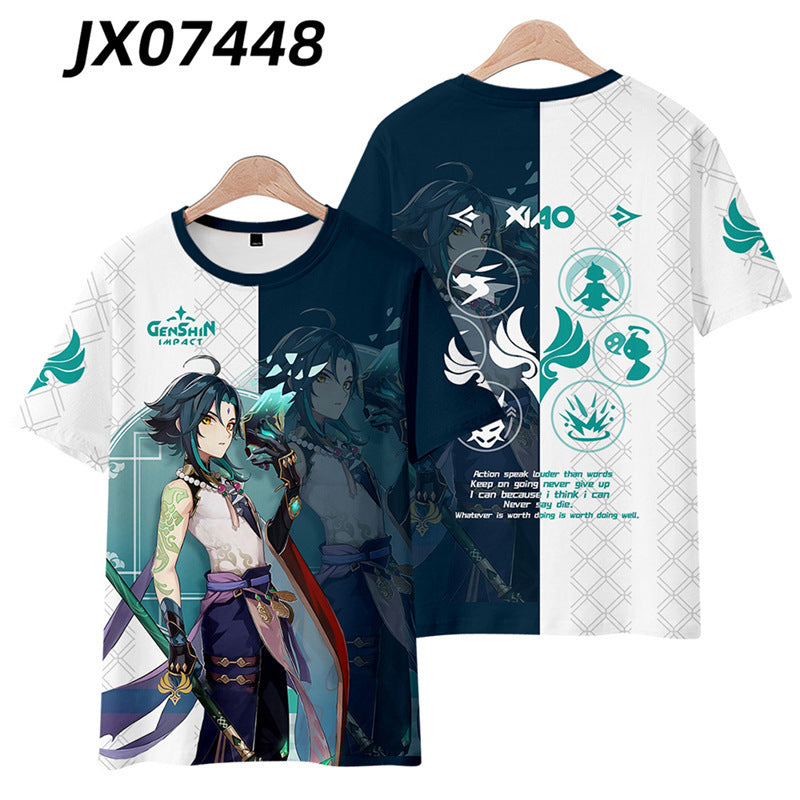 Unisex Game Cos 3d Summer Short Sleeve T-Shirt