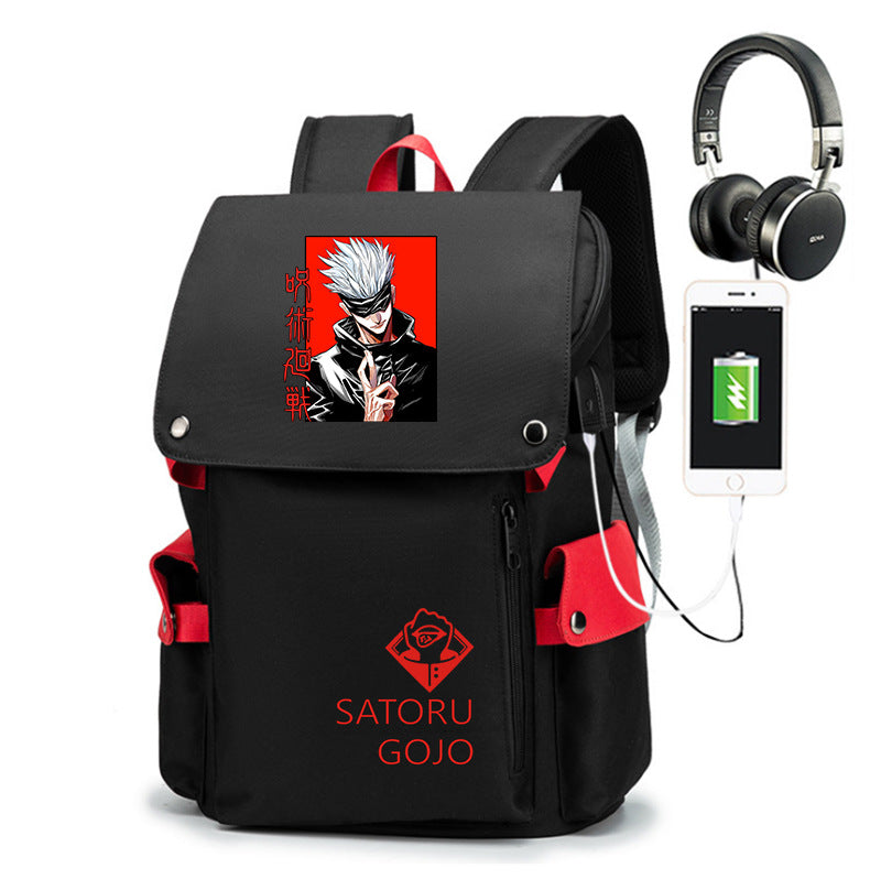 Trendy Anime Large Capacity School Backpack