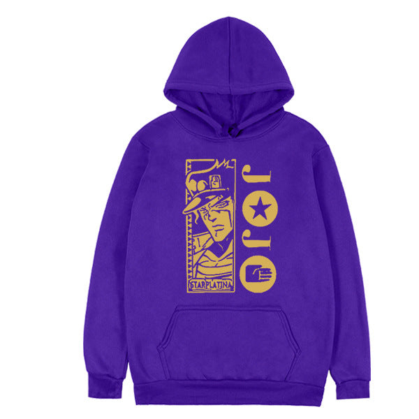 Unisex Jojo Long-sleeved Pullover Casual Hoodie