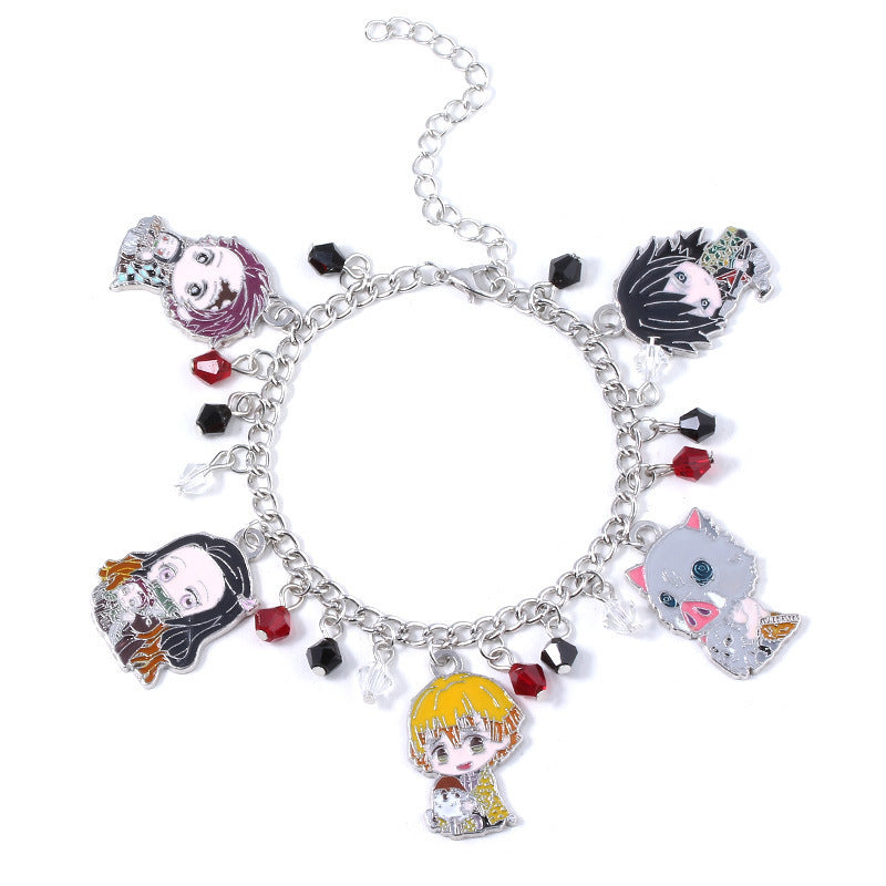 Tanjiro Anime Pendant Bracelet