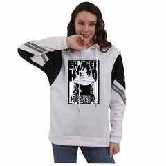 Unisex Anime Pattern Printed Loose Hoodie