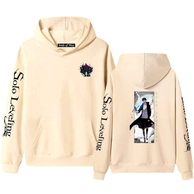 Unisex Anime Printed Pullover Hoodie