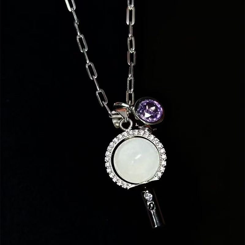 BTS Lightstick Gem Necklace