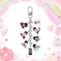 JK V JIN JIMIN Acrylic Pendant Bag Keychain