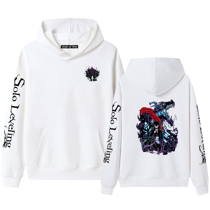 Unisex Anime Printed Pullover Hoodie