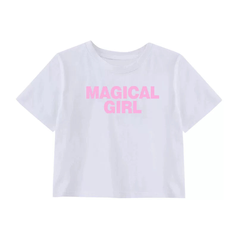 YUNAH MAGICAL GIRL Crop T-shirt