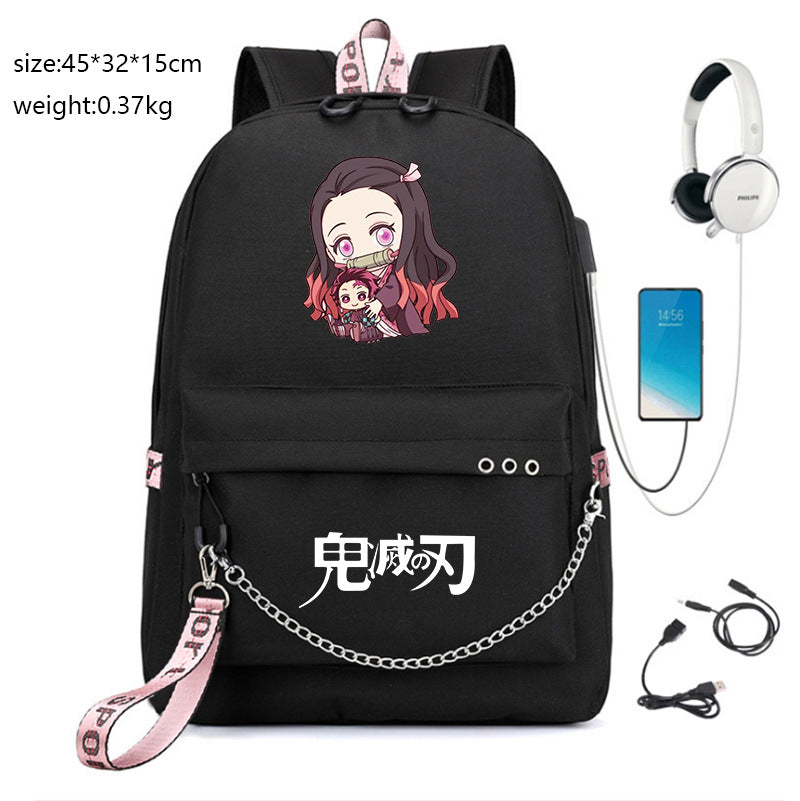 Cute Anime Large Capacity Backpack