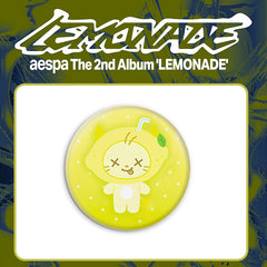 AE "LEMONADE" Cartoon Badge Mirror Keychain
