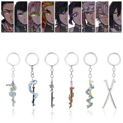 Anime Sword Metal Keychain Pendant