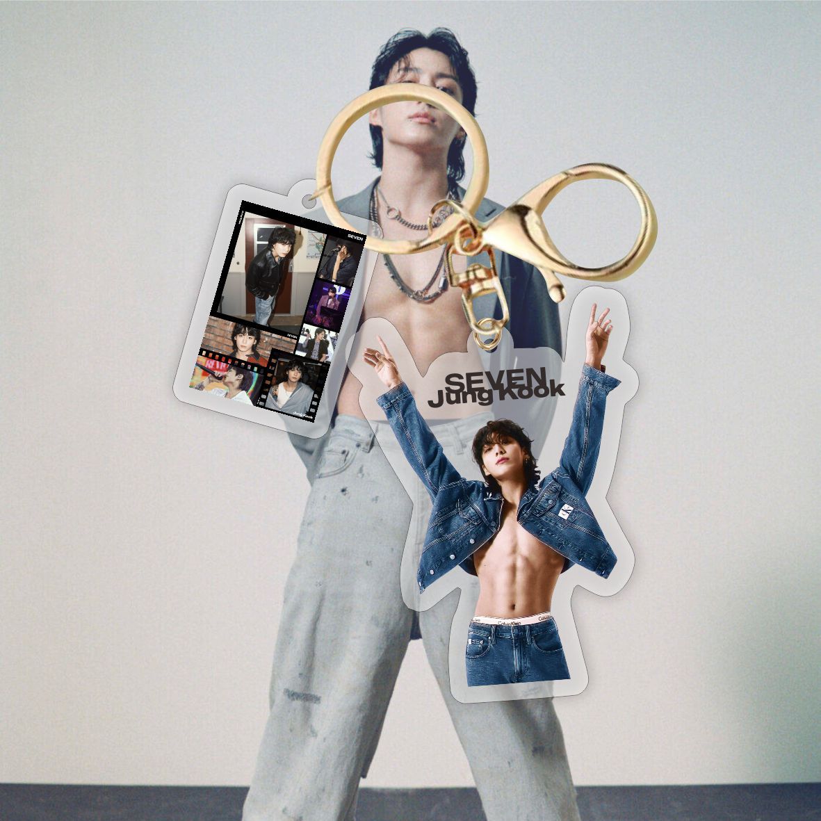 Jung Kook Album Keychain Pendant