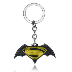 Superman Vs. Batman Keychain Pendant Necklace