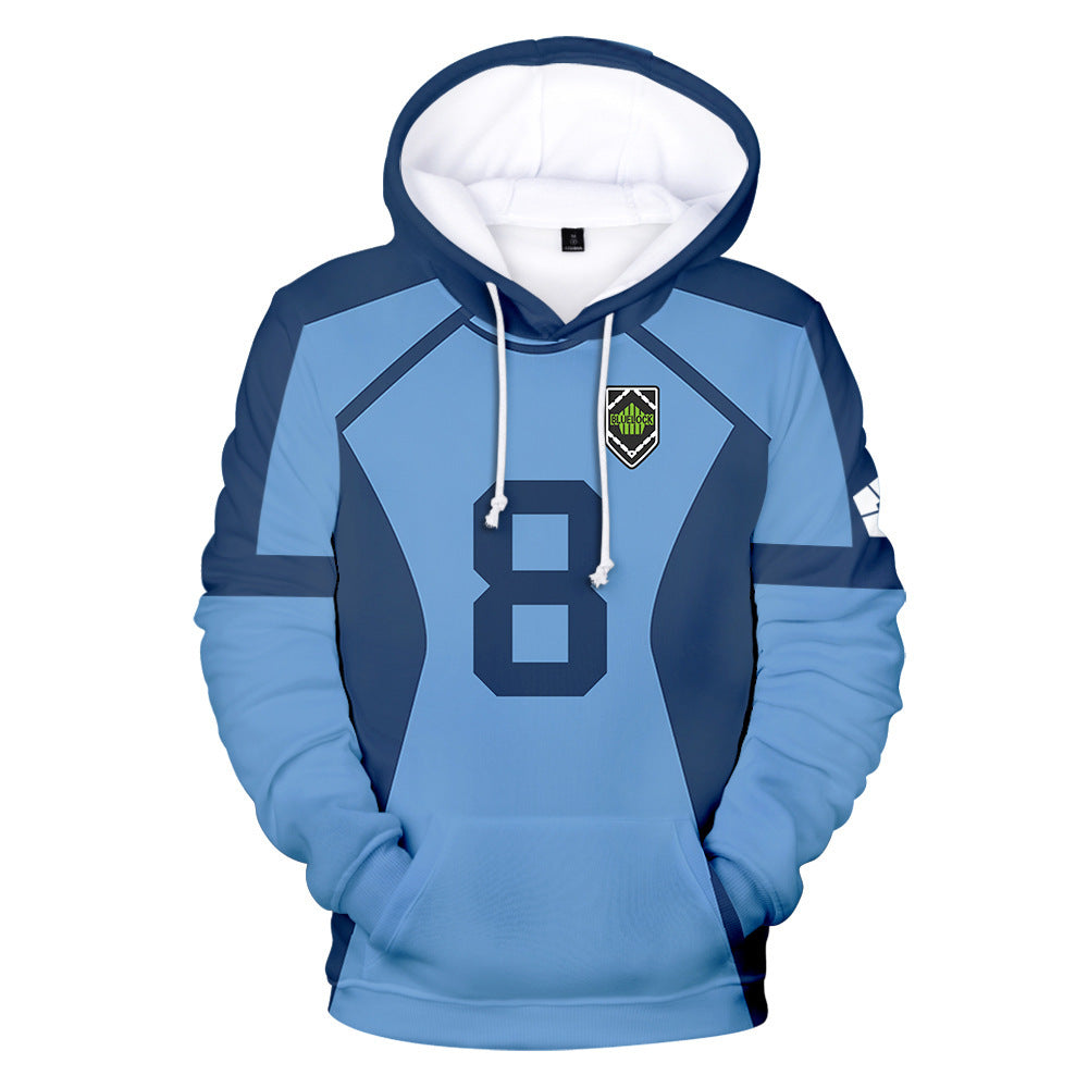 Unisex Anime Digital Print Cosplay Hoodie